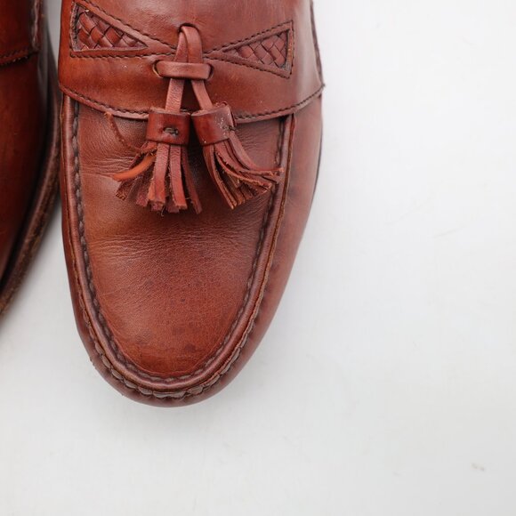 Allen Edmonds Maxfield Tassel Men\'s Size 12 D Brown Casual Classic Shoes USA main image 11